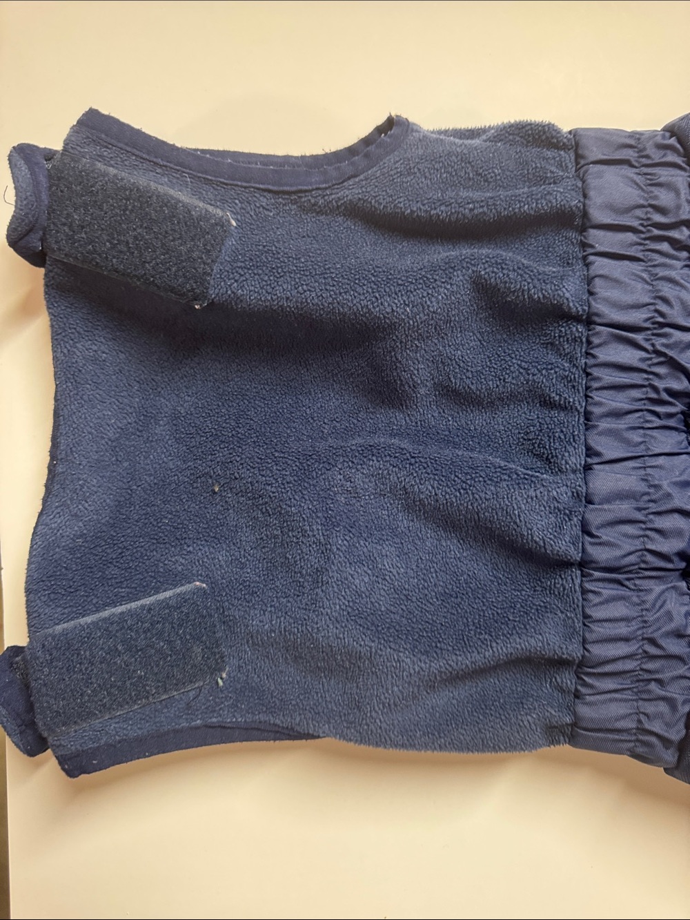 Columbia Kids Navy Blue Fleece Top Insulated Snow Bibs 3T - Picture 5 of 7